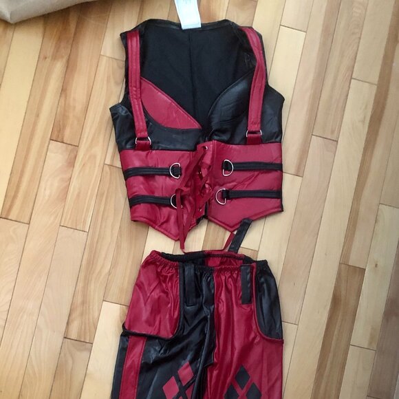 Harley Quinn Costume Women’s Small Arkham City DC Comics by Rubie’s 2-Pieces - Picture 1 of 4
